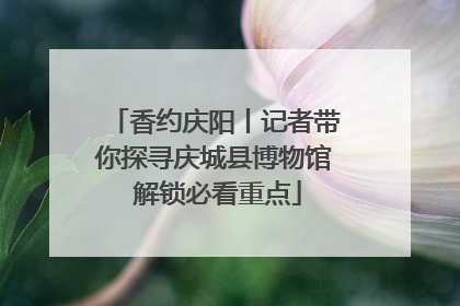 香约庆阳丨记者带你探寻庆城县博物馆 解锁必看重点