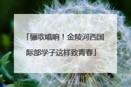 骊歌唱响！金陵河西国际部学子这样致青春