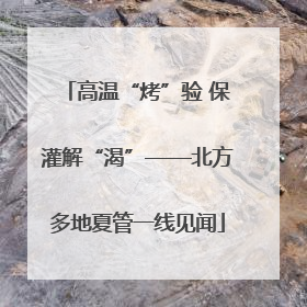 高温“烤”验 保灌解“渴”——北方多地夏管一线见闻
