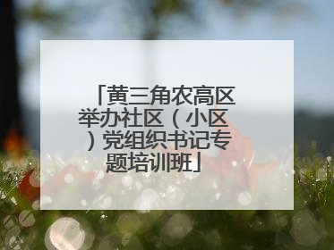 黄三角农高区举办社区（小区）党组织书记专题培训班