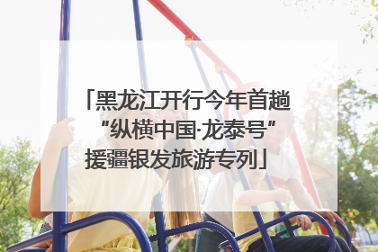 黑龙江开行今年首趟“纵横中国·龙泰号”援疆银发旅游专列