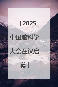 2025中国脑科学大会在汉启幕