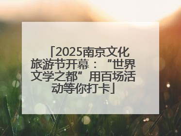 2025南京文化旅游节开幕：“世界文学之都”用百场活动等你打卡