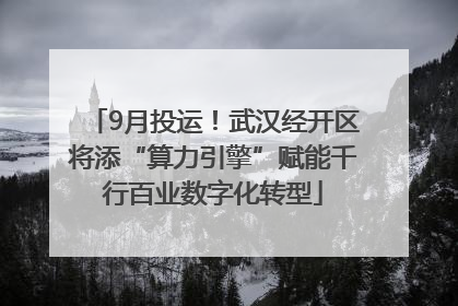 9月投运！武汉经开区将添“算力引擎”赋能千行百业数字化转型